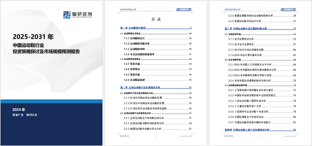 投资前景研究报告（2025-2031年）球盟会登录平台中国运动鞋行业发展现状及(图4)